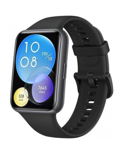 HUAWEI Watch Fit 2 Active Edition Midnight Black Silicone Strap