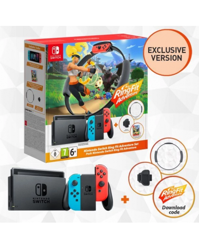 Nintendo Switch – Red/Blue – Ring Fit Adventure Set