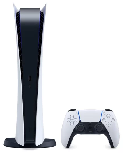 Sony PlayStation 5 Digital Edition (no disk) 825Gb White 1 x Gamepad DualSense