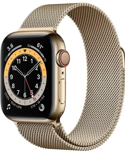 Apple Watch Series 6 GPS + LTE 40mm M06W3 S.S. Gold