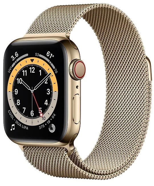 Apple Watch Series 6 GPS + LTE 40mm M06W3 S.S. Gold