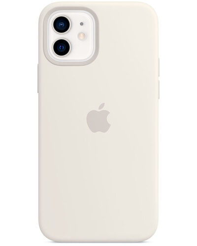 Apple Silicone Case iPhone 12 / 12 Pro White