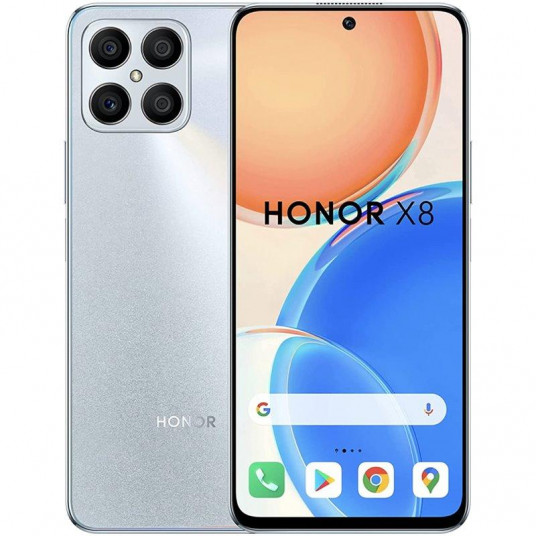 Honor X8 6/128Gb Dual Silver