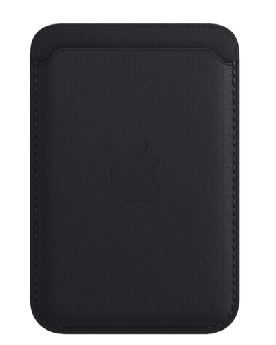 iPhone Leather wallet with MagSafe Midnight