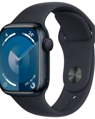 Apple Watch Series 9 GPS 45mm MR9A3 Midnight Aluminium Case, Midnight Sport Band M/L