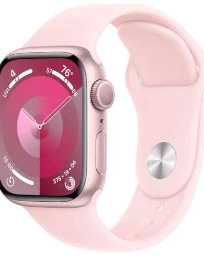 Apple Watch Series 9 GPS 41mm MR943 Pink Aluminium Case, Light Pink Sport Band M/L