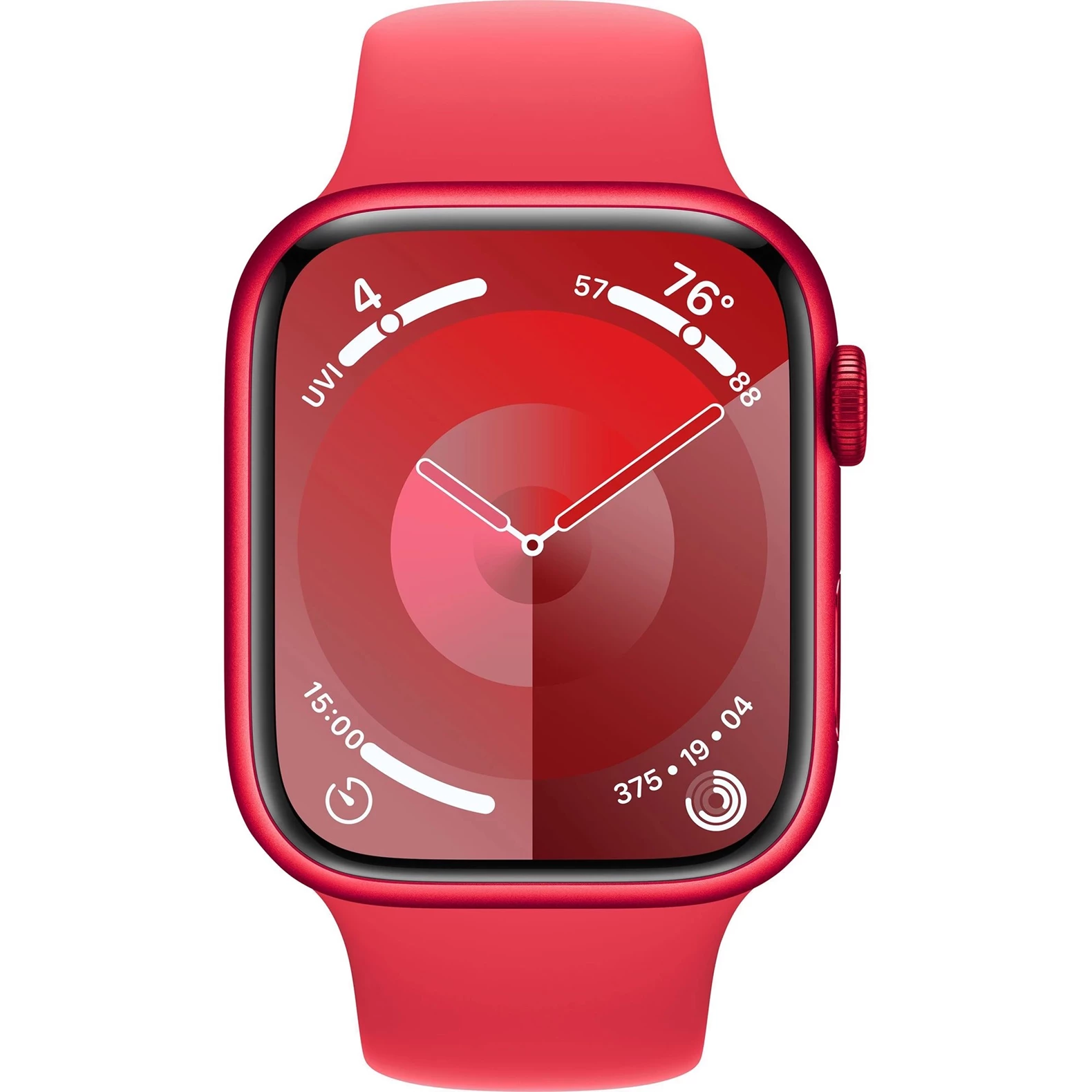 Apple Watch Series 9 GPS 45mm MRXJ3 (PRODUCT) RED Aluminium Case, (PRODUCT)RED Sport Band S/M