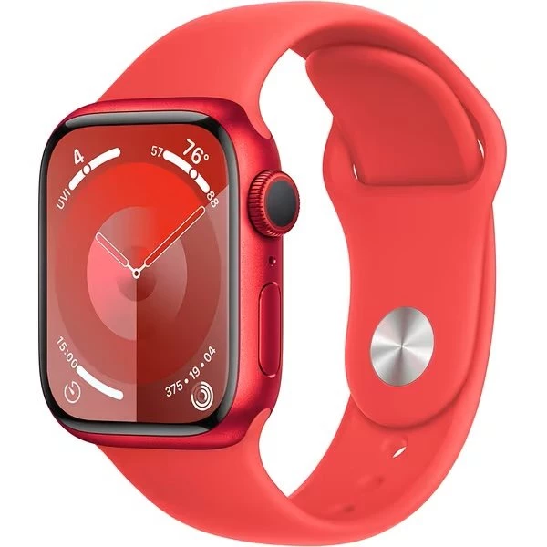 Apple Watch Series 9 GPS 41mm MRXH3 (PRODUCT) RED Aluminium Case, (PRODUCT)RED Sport Band M/L