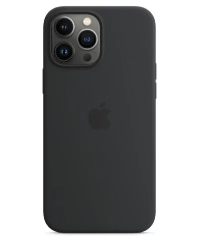 Original iPhone 13 Pro Max Silicone Case Midnight