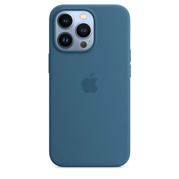 Original iPhone 13 Pro Silicone Case Blue Jay