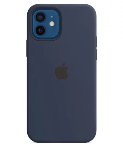Original iPhone 12/12 Pro Silicone Case Deep Navy