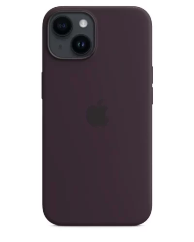 Original iPhone 14 Silicone Case with MagSafe  Elderberry