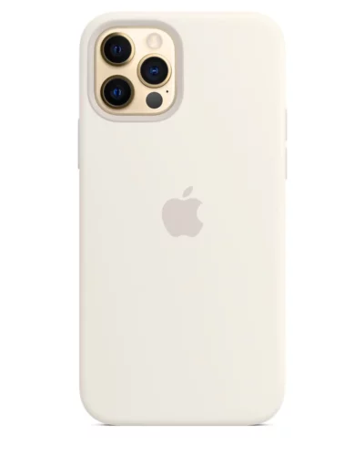 Original iPhone 12/12 Pro Silicone Case White