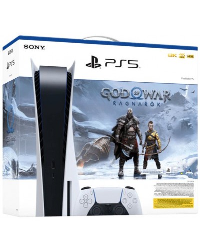 Sony PlayStation 5 (Disk) 825Gb + God of War: Ragnarek