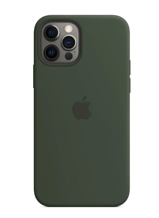 Original iPhone 12/12 Pro Silicone Case Cypress Green