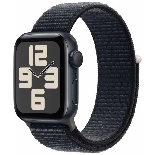 Apple Watch SE (2023) GPS 44mm MREA3 Midnight Aluminium Case, Midnight Sport Loop