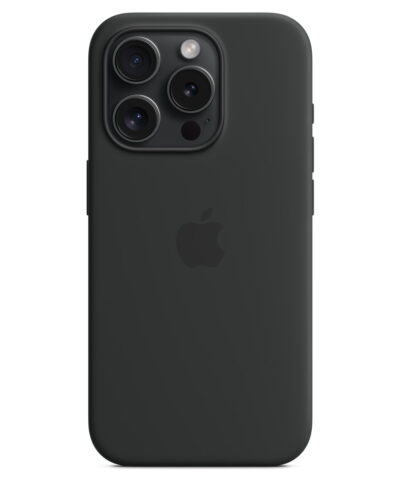 Original iPhone 15 Pro Silicone Case Black