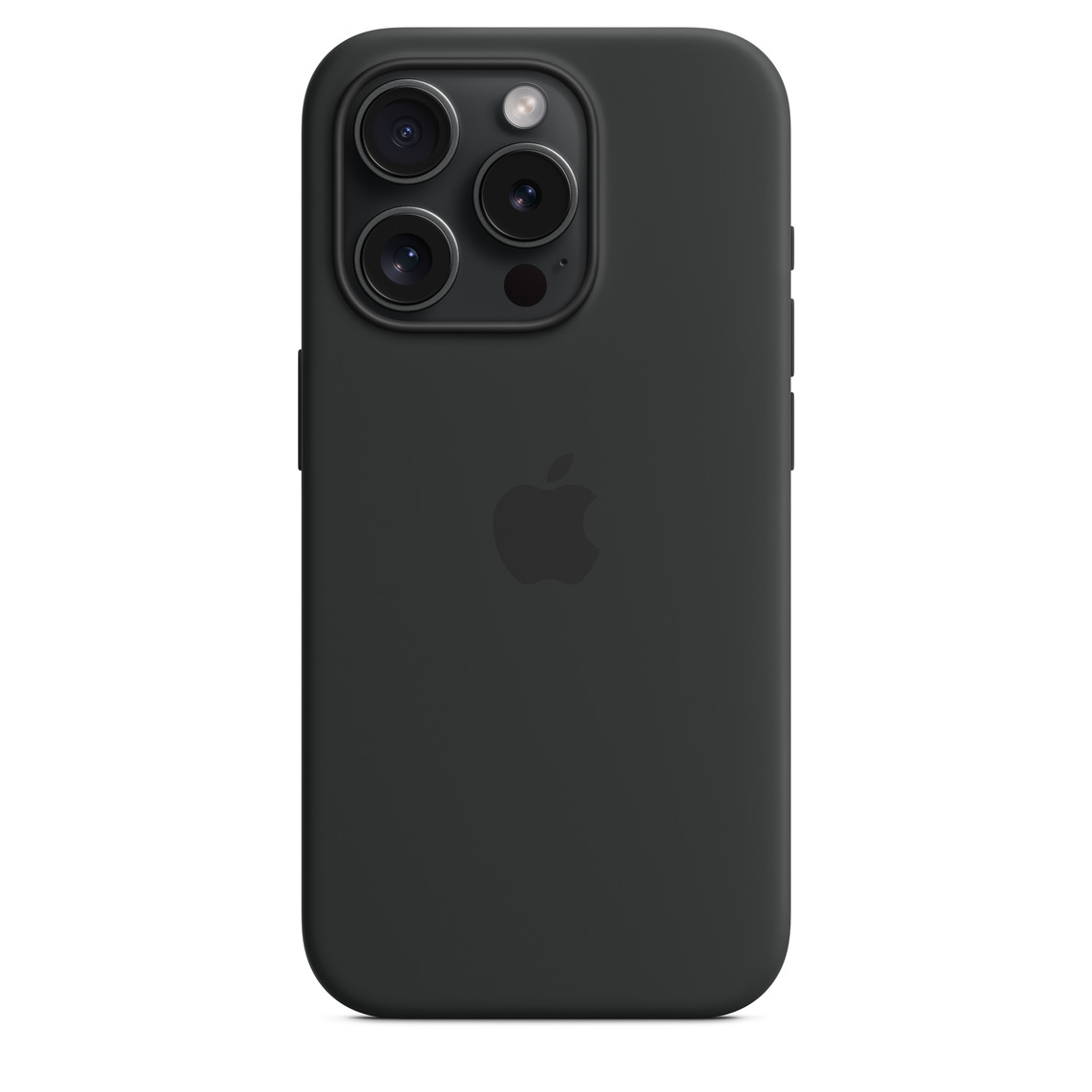 Original iPhone 15 Pro Max Silicone Case Black