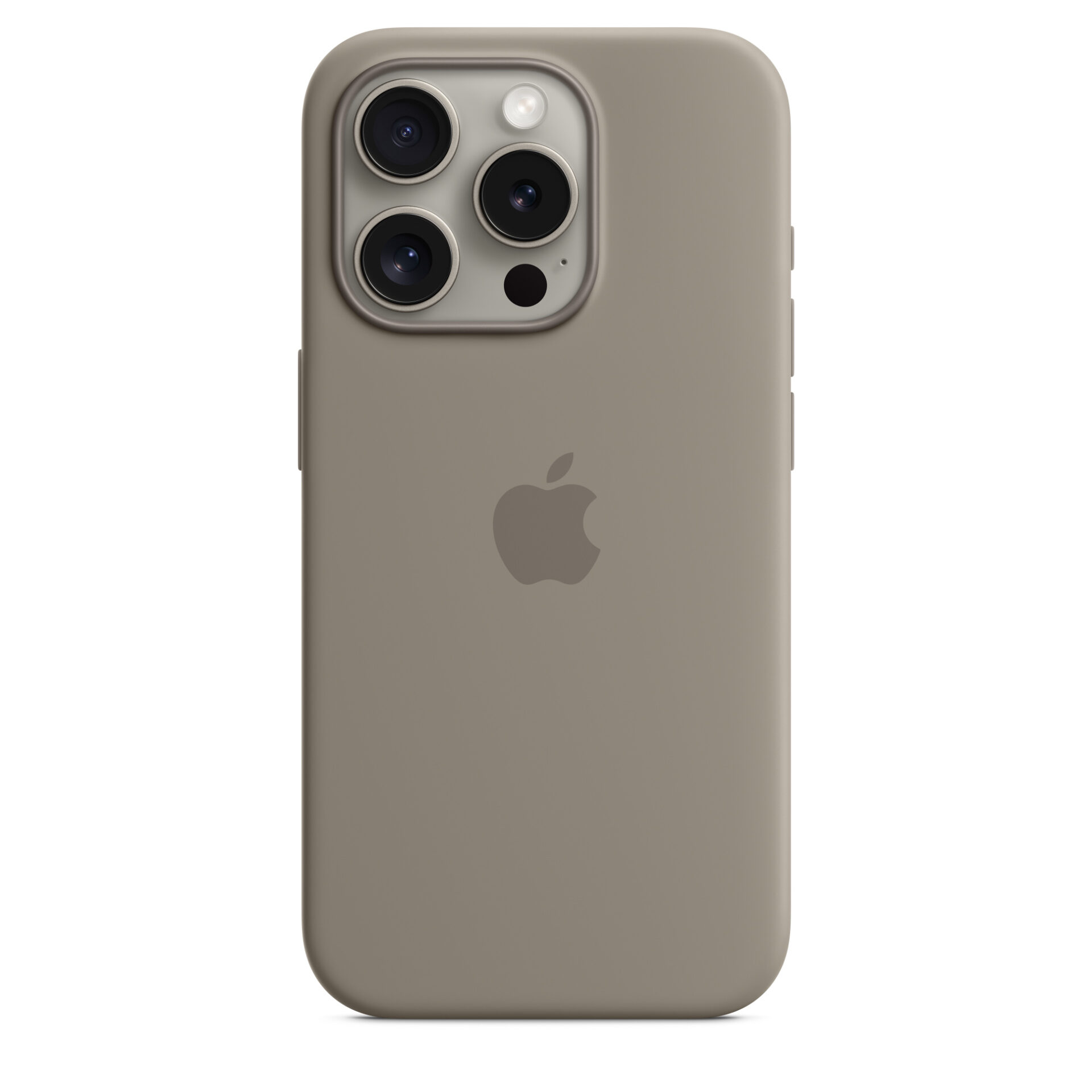 Original iPhone 15 Pro Silicone Case Storm Clay