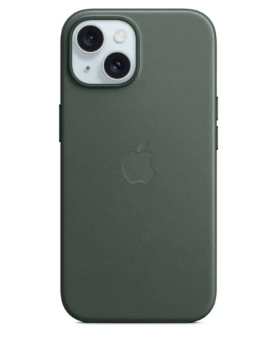 Original iPhone 15 FineWoven Case Evergreen