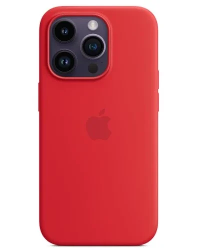 Original iPhone 14 Pro Max Silivone Case Red