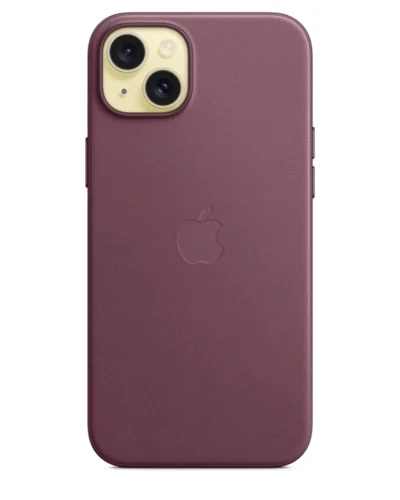 Original iPhone 15 Plus Fine Woven Case Mulberry