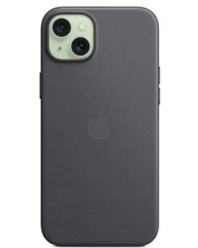Original iPhone 15 Plus Fine Woven Case Black