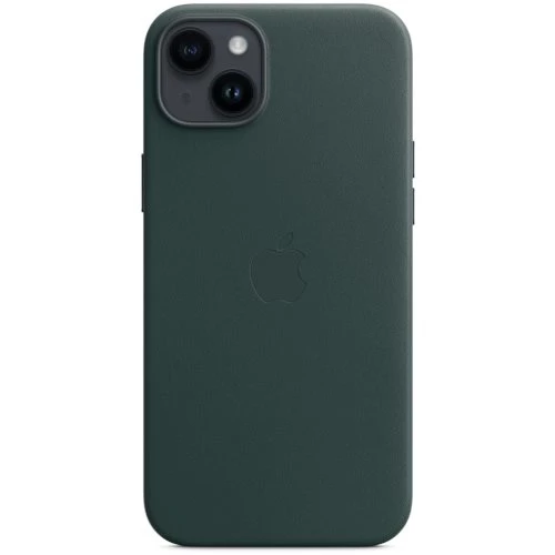 Original iPhone 14 Plus Leather Case Forest Green