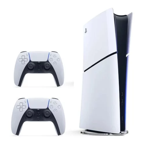 Sony PlayStation 5 Slim Digital Edition 1Tb White + SONY PS5 Dualsense Wireless
