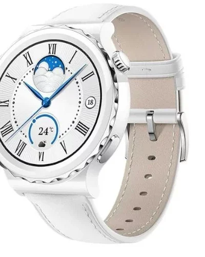 Huawei Watch GT 3 Pro Ceramic 43mm White Ceramic Strap