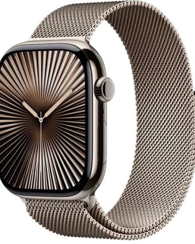 Apple Watch Series 10 GPS+LTE 46mm Natural Titanium case