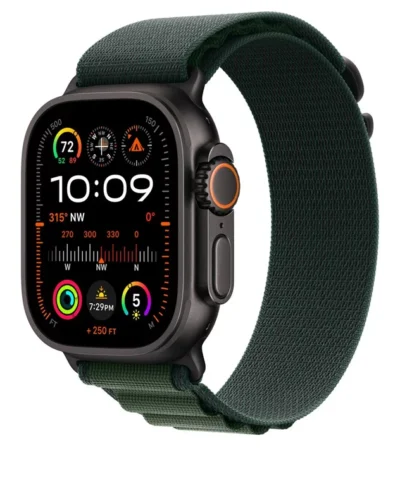 Original 49mm Dark Green Alpine Loop – Medium – Black Titanium Finish