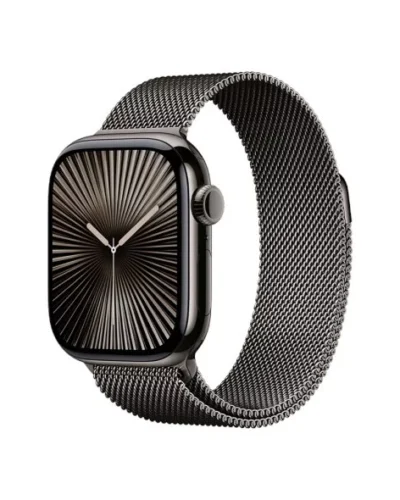 Apple Watch Series 10 GPS+LTE 42mm MX053 Slate Titanium Case, Slate Milanese Loop