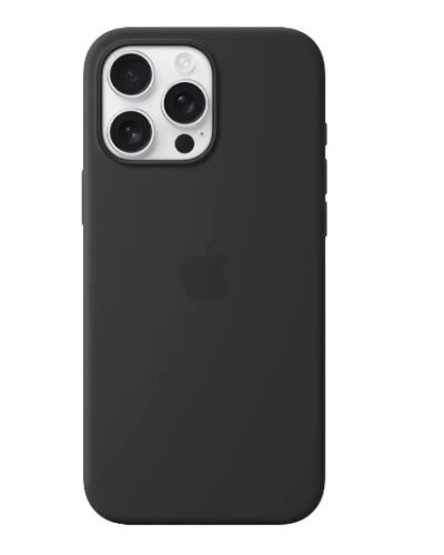 Original iPhone 16 Pro Max Silicone Case with MagSafe Black