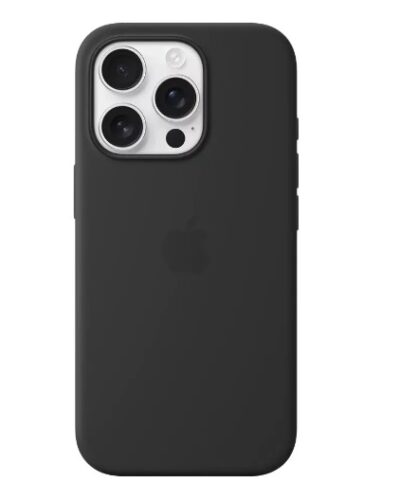 Original iPhone 16 Pro Silicone Case with MagSafe Black