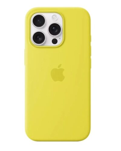 Original iPhone 16 Pro Silicone Case with MagSafe Star Fruit