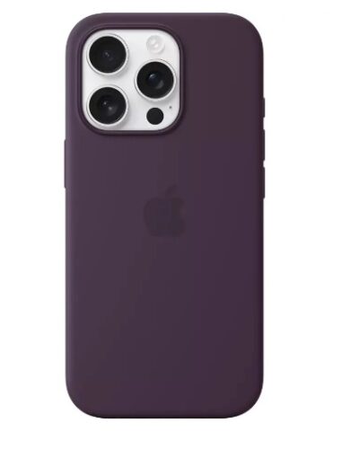 Original iPhone 16 Pro Silicone Case with MagSafe Plum