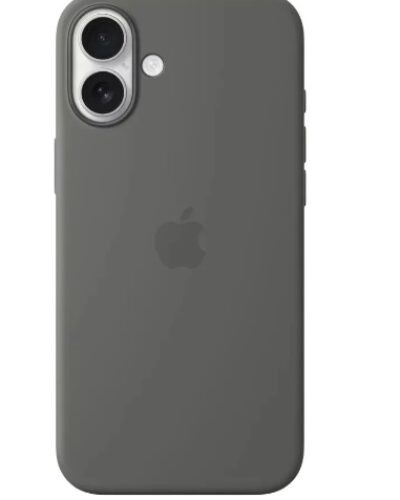 Original iPhone 16 Plus Silicone Case with MagSafe Stone Gray