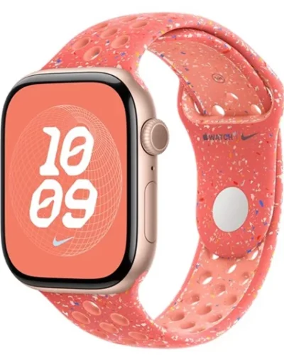 Apple Watch Series 10 GPS 46mm MWX23 Rose Gold Aluminum case with Magic Ember Nike Sport band
