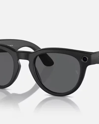 Ray-Ban Meta Headliner Shiny Black, Polar G15 Green RW4009 150-M