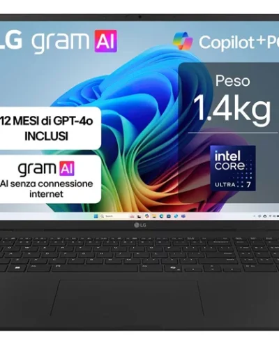 LG Gram 17Z90TL-G.AU75D 17″ (Intel Core Ultra 7 256V / 16GB / 512TB) W11 Home