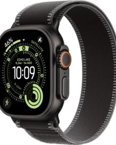 Apple Watch Ultra 3 GPS + LTE 49mm MF1H4 Black Titanium Case Black/Charcoal Trail Loop – M/L