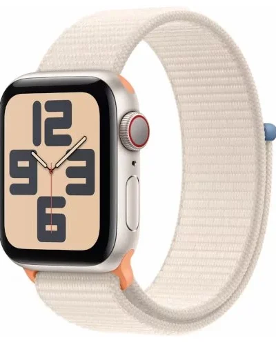 Apple Watch SE (2023) GPS + LTE 44mm MRH23 Starlight Al.Case, Starlight Sport Loop