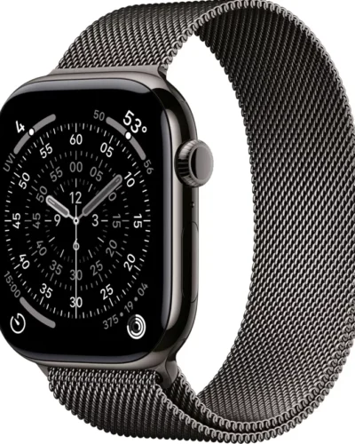 Apple watch Series 11 GPS + LTE 46mm MFD34 Slate Titanium Case Slate Milanese Loop – S/M