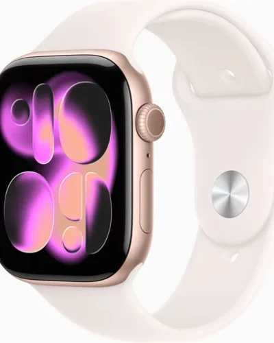 Apple watch Series 11 GPS + LTE 46mm MFCG4 Rose Gold Aluminium Case with Light Blush Sport Band – S/M
