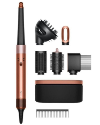 Dyson Airwrap i.d HS08 multi-styler Curly+Wavy in Amber Silk and Pink