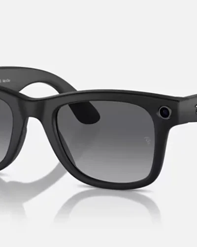 Ray-Ban Meta Wayfarer Matte Black, Polar Gradient Graphite RW4008 155-L