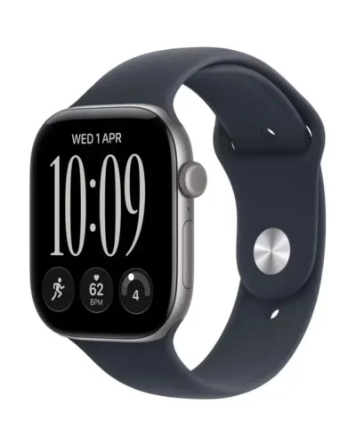 Apple Watch Series 12 GPS 42mm MJE94 Space Grey Aluminium Case with Navy Blue Sport Band M/L