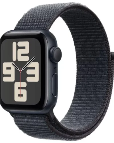 Apple Watch SE (2024) GPS 40mm MXEA3 Midnight Aluminium Case with Ink Sport Loop